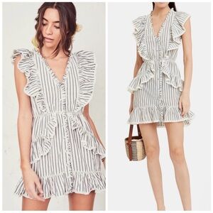 LoveShackFancy India Striped Voilla Dress